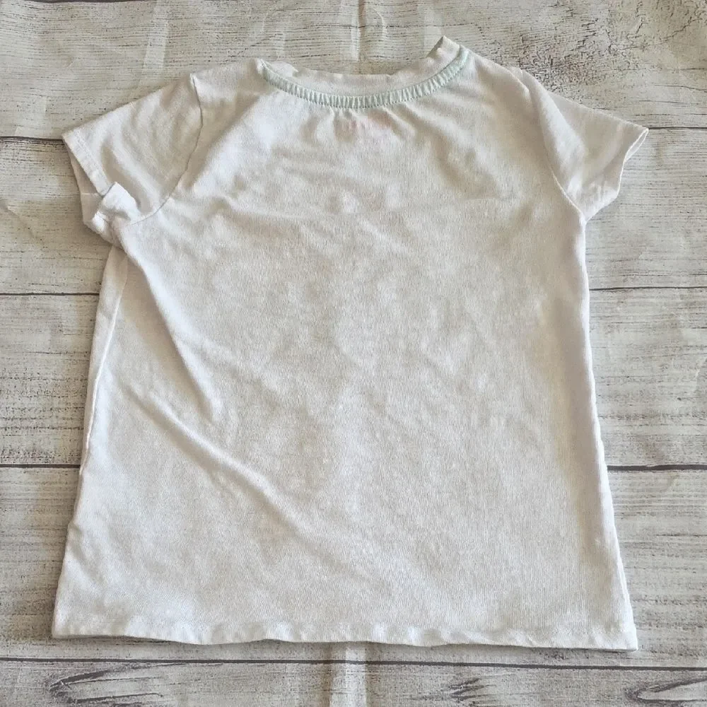 Epic Threads Red and White Short Sleeve Tee with Heart Design